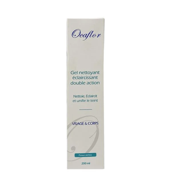 Ocaflor gel nettoyant éclaircissant double action 200ml – Image 2
