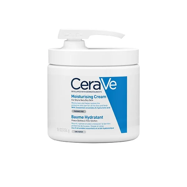 CeraVe Baume Hydratant Nourrissant Peau Sèche à Très Sèche | 454g Pompe – Image 2