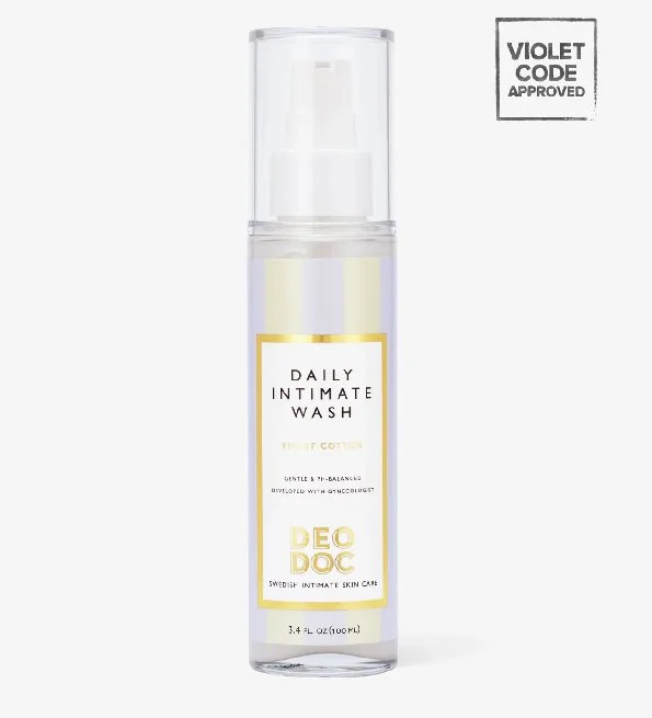 Daily Intimate Wash Violet Cotton 100ml – Image 2