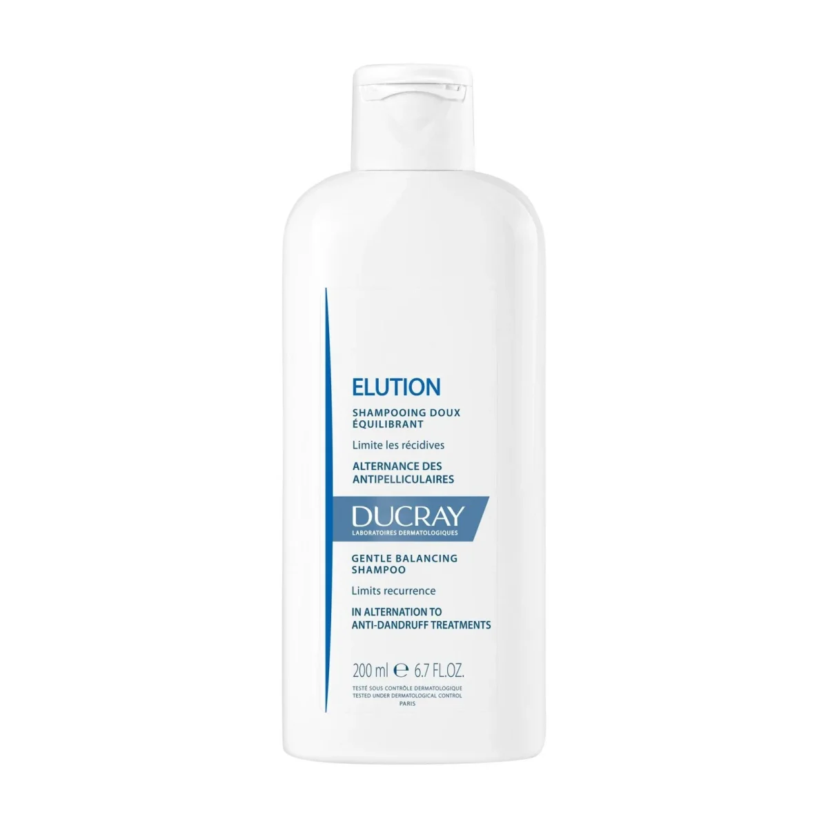 Ducray — Shampooing doux équilibrant — Shampoing doux antipelliculaire — ELUTION 200 ml – Image 2