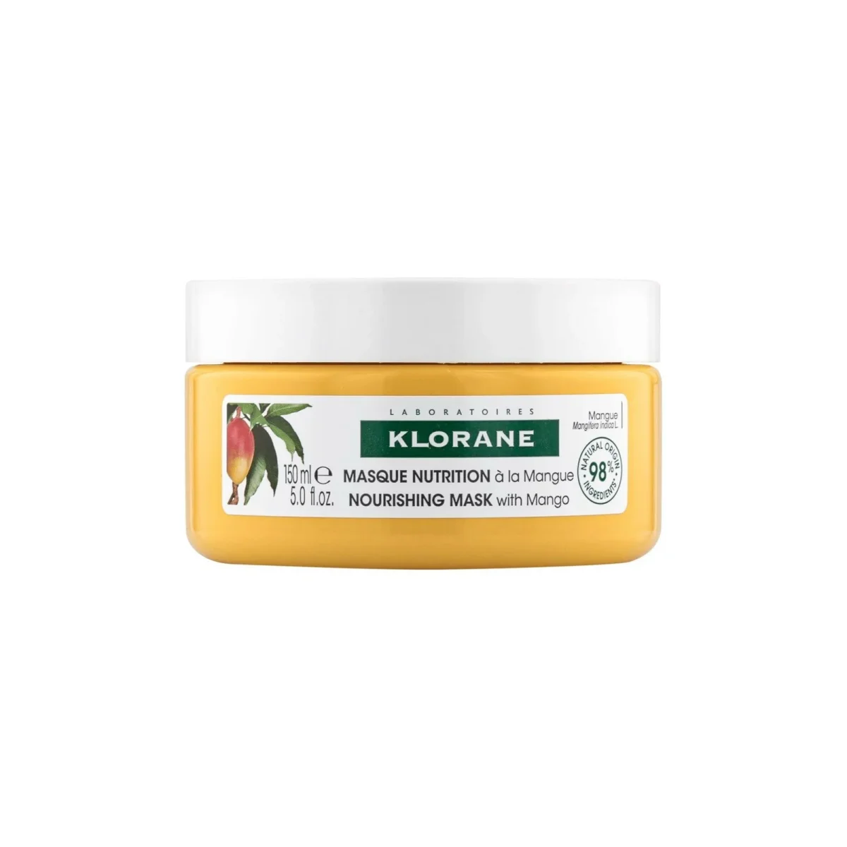 Klorane – Masque nutrition à la Mangue – Cheveux secs 150 ml – Image 2