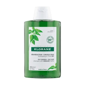 Klorane – Shampoing Séboréducteur à l&rsquo;Ortie BIO – Cheveux gras 200 ml