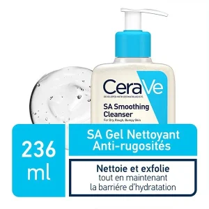 CeraVe SA Gel Nettoyant Anti-Rugosités Peau Sèche et Rugueuse | 236ml