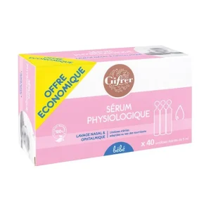GIFRER SERUM PHYSIOLOGICA BTE X 40 UNIDOSES 5 ML