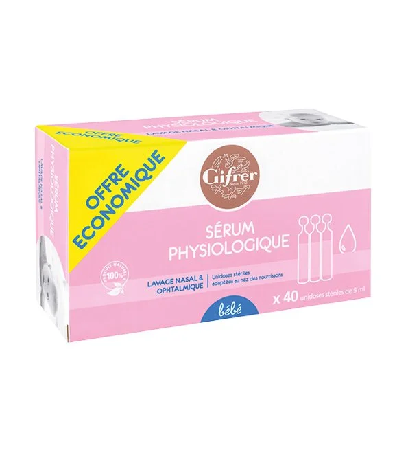 GIFRER SERUM PHYSIOLOGICA BTE X 40 UNIDOSES 5 ML – Image 2