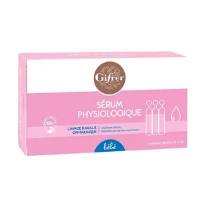 GIFRER SERUM PHYSIOLOGICA BTE X 12 UNIDOSES 5 ML