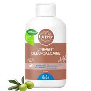GIFRER LINIMENT OLEO-CALCAIRE HUILE OLIVE EXTRA FL POMPE 500 ML