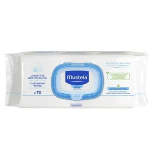 Mustela Lingettes Nettoyantes – 70 Piéces
