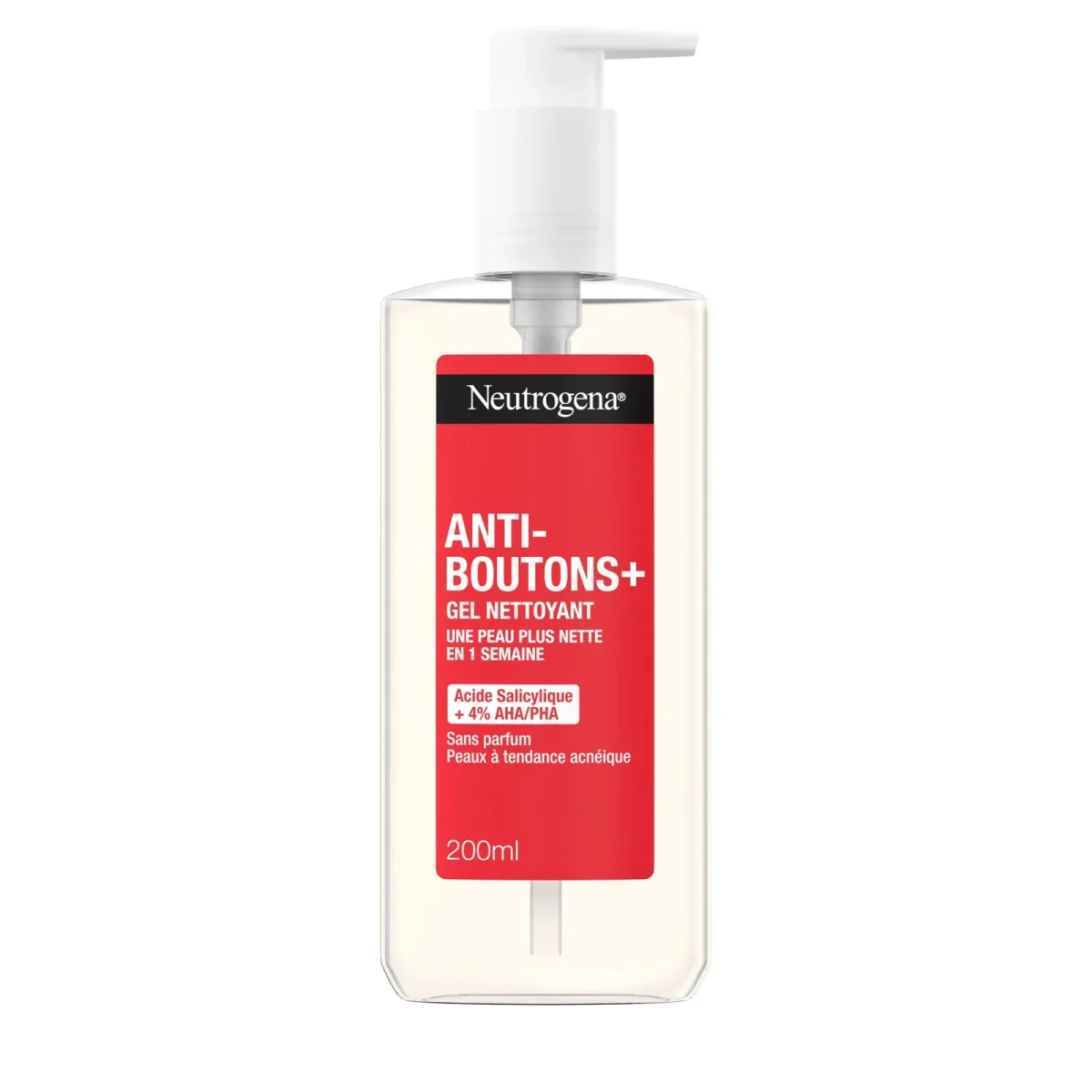 Neutrogena Gel Nettoyant Anti-Boutons+ 200 ml – Image 2