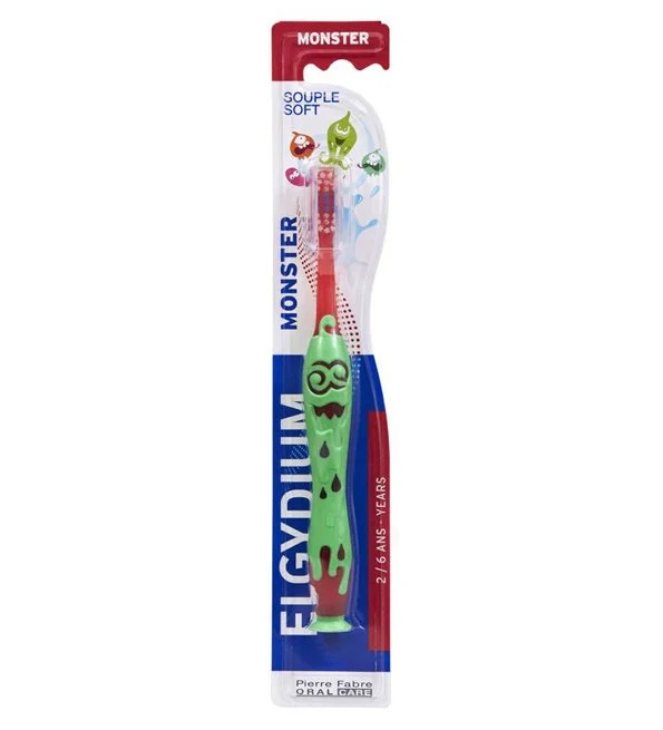 Elgydium Kids Monster – Brosse à dents 2-6 Ans – Image 2