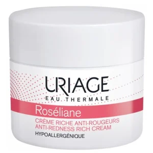 Uriage – Roséliane – Crème Riche Anti-Rougeurs – 50 ml