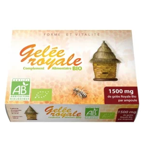 Gph Diffusion Gelée Royale Bio – 20 Ampoules 1500 mg