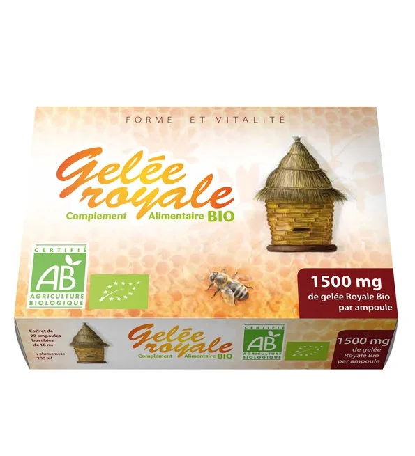 Gph Diffusion Gelée Royale Bio – 20 Ampoules 1500 mg – Image 2