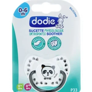 Dodie – Sucette Physiologique Silicone (0-6 M) N°33