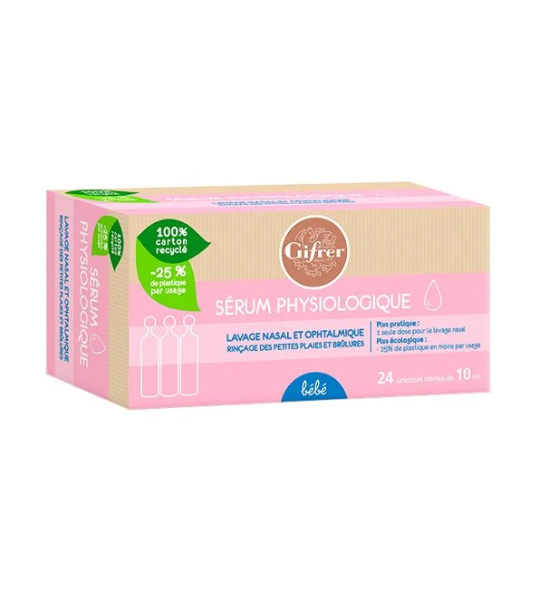 GIFRER SERUM PHYSIOLOGICA BTE X 24 UNIDOSES 5 ML