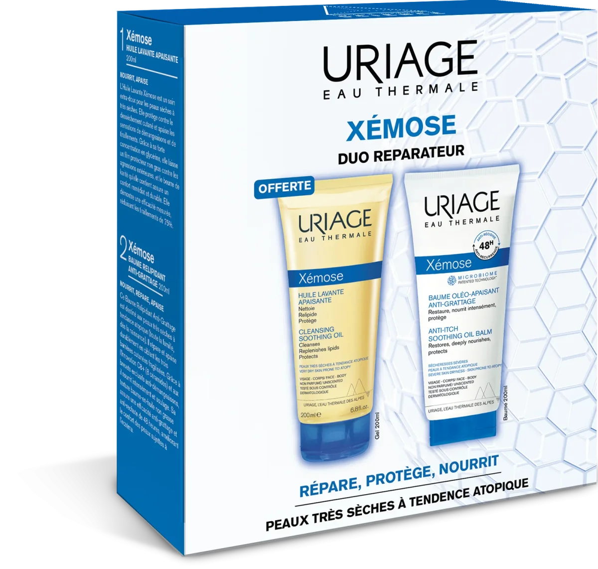 URIAGE EAU THERMALE XEMOSE MA ROUTINE PEAUX TRES SECHES ET A TENDENCES ATOPIQUE