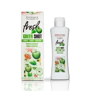 BIOKERA FRESH GREEN SHOT SHAMPOOING 300ML