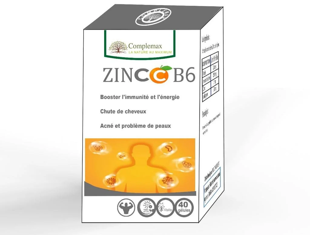 Complemax Zinc B6 40 Gelules – Image 2