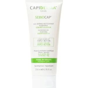 Capiderma – Sebiocap gel dermo-nettoyant pour peaux à tendance acnéique – 200 ml