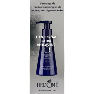 Herôme Crème Mains Anti-Âge Anti-Pigmentation Collagène + Vitamine A (Rétinol)- 120 ml
