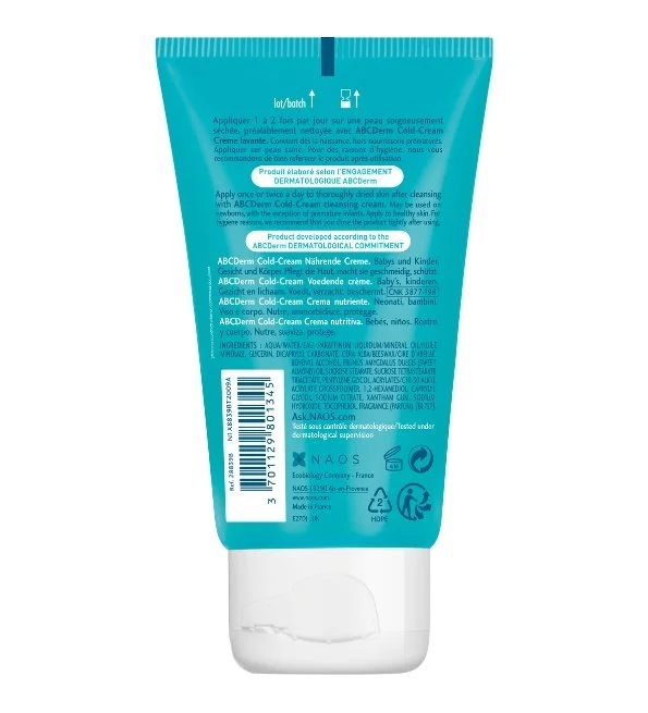 ABCDERM COLD CREAM VISAGE 45 ML – Image 3