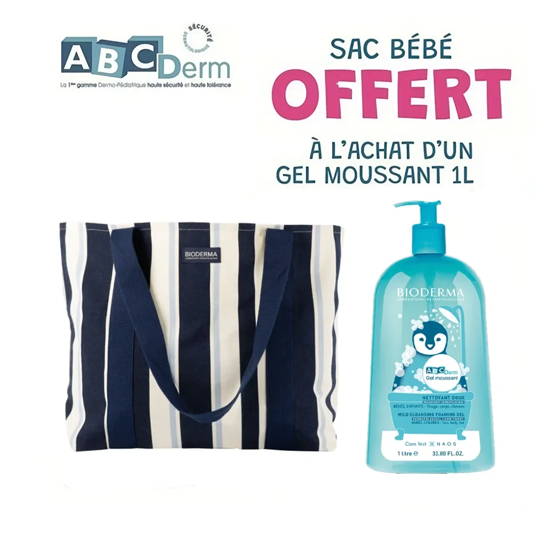 Abcderm Gel Moussant 1L Sac A Langer – Image 2
