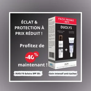 Acm Duolys solaire Spf 50+ – 50 ml + Soin Intensif Anti-Taches
