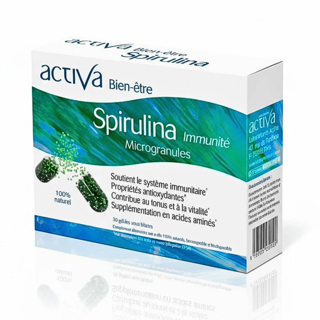 Activa Spirulina 30 Gelules – Image 2