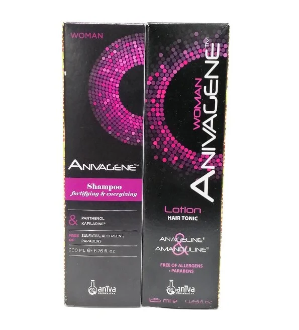 Anivagene Shampoing Fortifiant 200ml + Lotion Tonic 125ml PACK FEMME