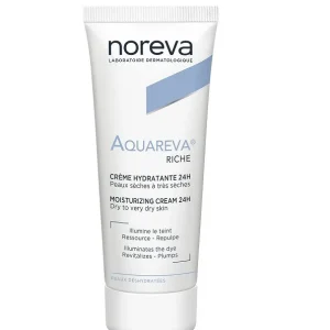 NOREVA AQUAREVA CRÈME HYDRATANTE 24H RICHE 40 ml