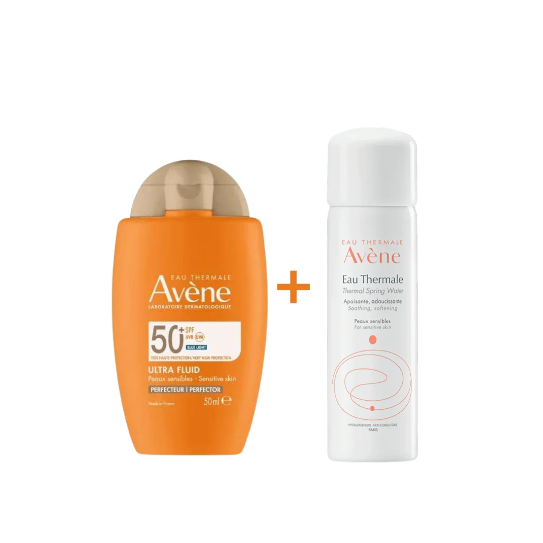 EAU THERMALE AVÈNE Ultra Fluide Perfecteur spf50+ 50ml = Eau Thermal 50ml Offerte – Image 2