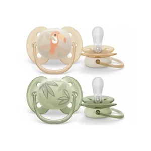 Avent 2 Sucette Ultra Soft 0-6m Boy Scf091/07