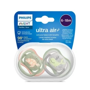Avent Sucette Ultra Air 6-18m Boy Scf085/60