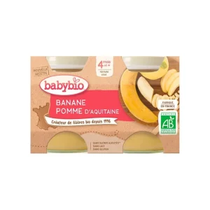 BABYBIO PETIT POT POMME BANANE 2 x 130G