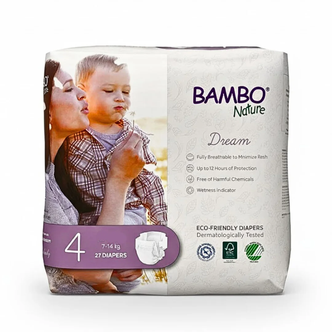 Bambo Nature Dream Taille 4 7-14kg 27 Unites – Image 2