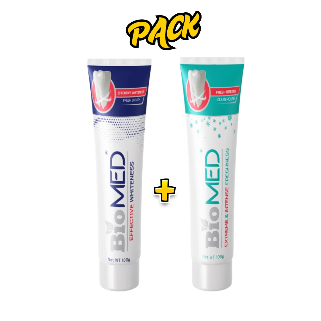 Biomed Pack Dentifrice Effective 100g + Dentifrice Extreme 100g – Image 2