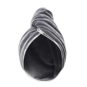 Bjorn Axen Serviette Turban Pour Cheveux Grise