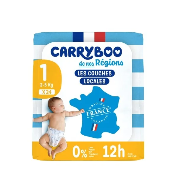CARRYBOO COUCHES T1 2-5KG 24 UNITES