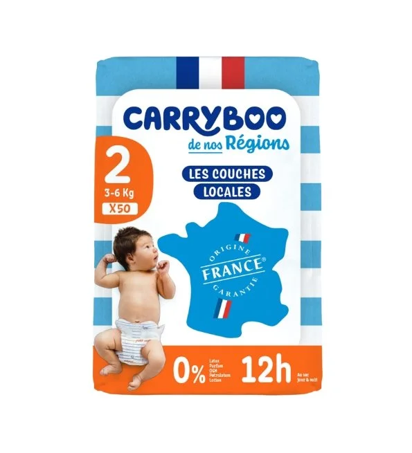 CARRYBOO COUCHES T2 3-6KG 50 UNITES – Image 2
