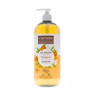 Cattier Gel Douche Aloe Vera Parfum Clelentine-Fleur D&rsquo;oranger 1L