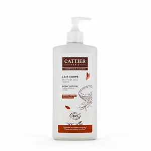 Cattier Lait Corps Beurre De CoCo Parfum Vanille 500ml