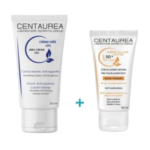 Centaurea Creme Uree 10% 200ml+Ecran Teinte 50ml Coffret