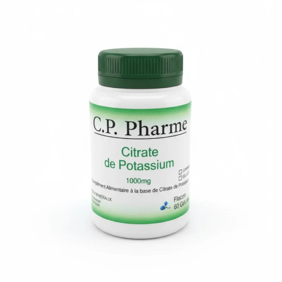Citrate De Potassium 1000mg 60 gelules