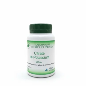 Citrate De Potassium 500mg 60 Gelules