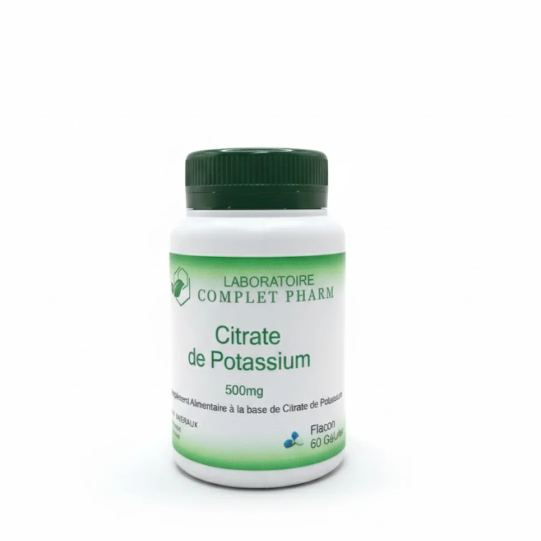 Citrate De Potassium 500mg 60 Gelules – Image 2