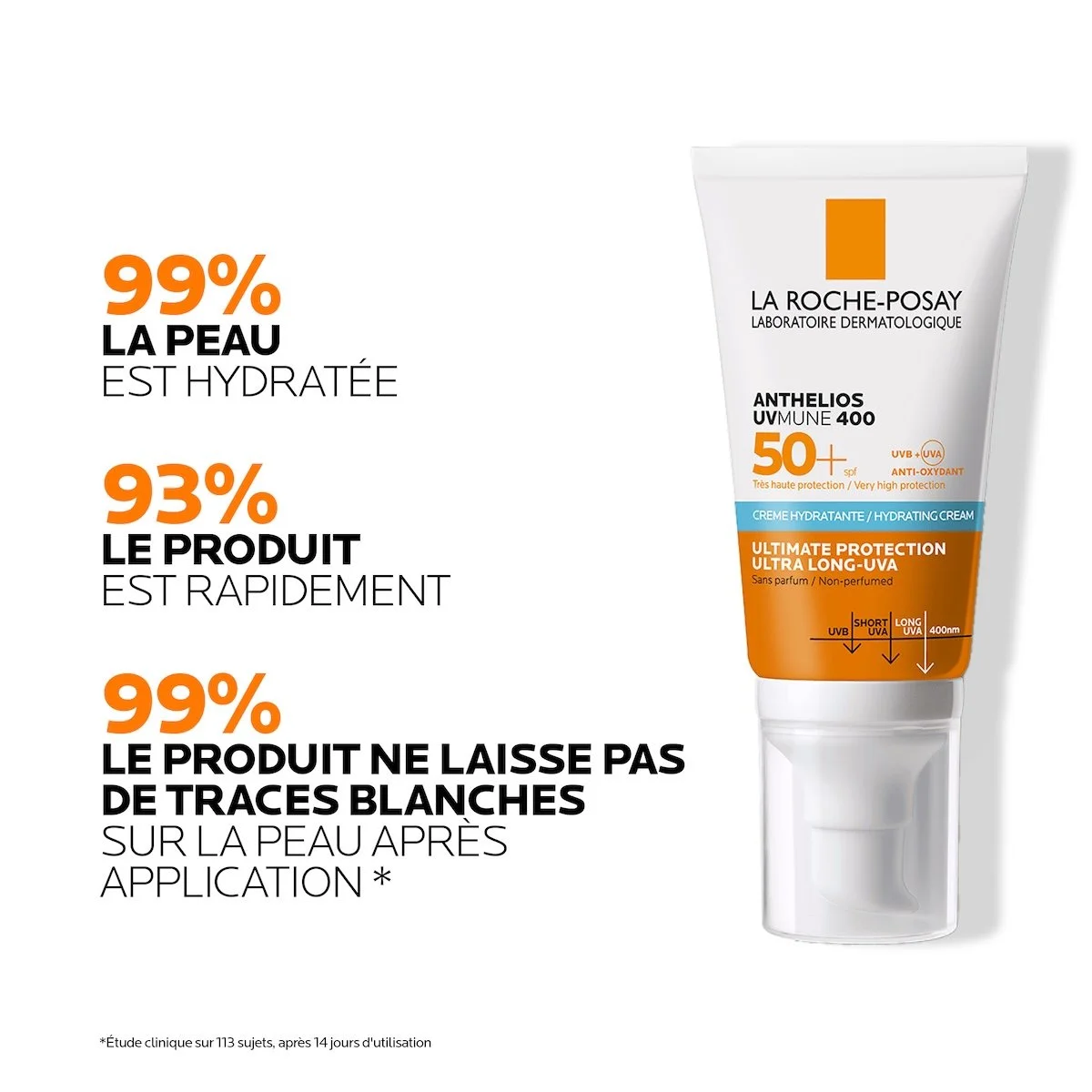 La Roche Posay ANTHELIOS UVMUNE 400 CRÈME FONDANTE SOLAIRE SPF50+ | Peau sensible normales à sèches |50ml – Image 7