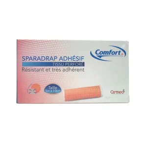 Comfort Sparadrap Adhesif Rouge 5m X 10cm