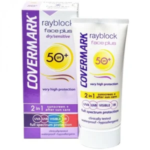 Covermark rayblock face plus Visible Dry sensitive spf50+ 50ml
