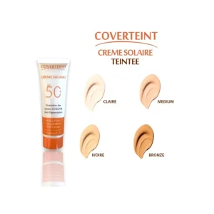 Coverteint Creme Solaire Teintee Bronze Spf50+ 50ml