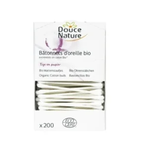 DOUCE NATURE BATONNETS D&rsquo;OREILLE 200 UNITES